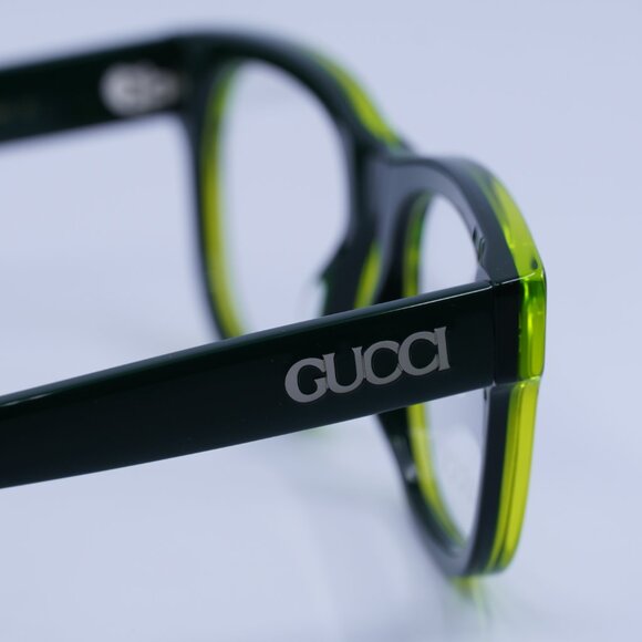 Gucci GG1796O 004 Eyeglasses Green 52mm Square Frame - Picture 5 of 10